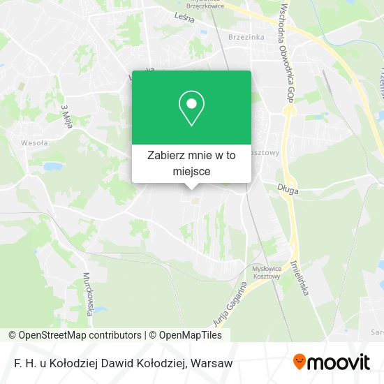 Mapa F. H. u Kołodziej Dawid Kołodziej