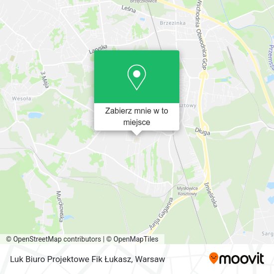 Mapa Luk Biuro Projektowe Fik Łukasz