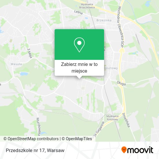 Mapa Przedszkole nr 17