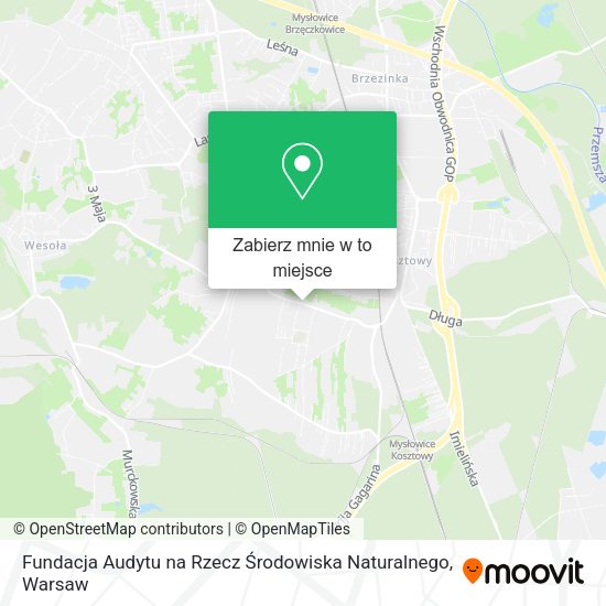 Mapa Fundacja Audytu na Rzecz Środowiska Naturalnego