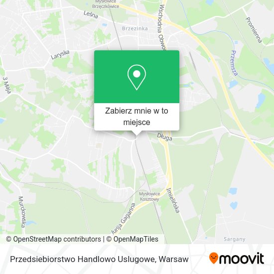 Mapa Przedsiebiorstwo Handlowo Uslugowe