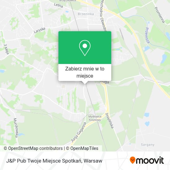 Mapa J&P Pub Twoje Miejsce Spotkań