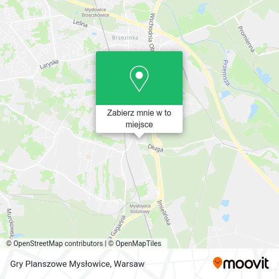 Mapa Gry Planszowe Mysłowice