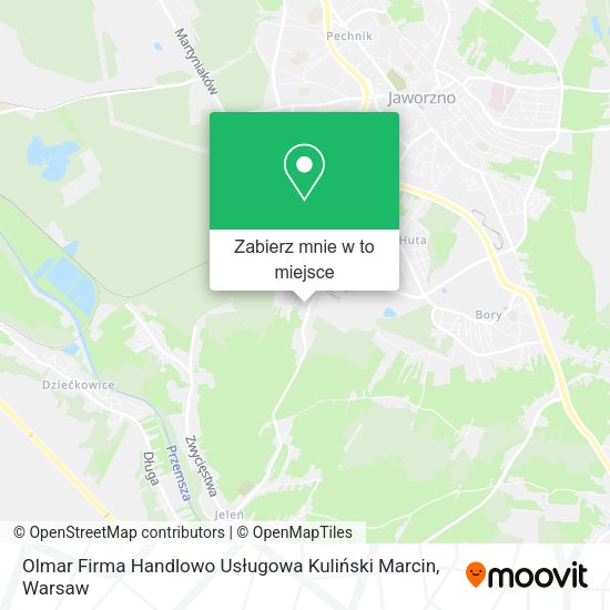 Mapa Olmar Firma Handlowo Usługowa Kuliński Marcin