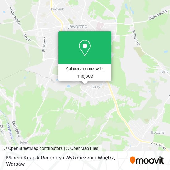 Mapa Marcin Knapik Remonty i Wykończenia Wnętrz