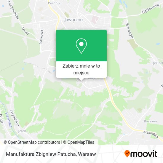 Mapa Manufaktura Zbigniew Patucha