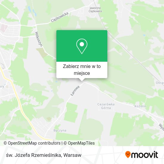 Mapa św. Józefa Rzemieślnika