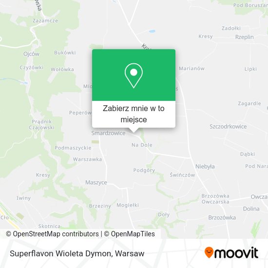 Mapa Superflavon Wioleta Dymon