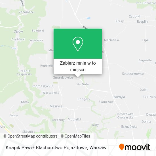 Mapa Knapik Paweł Blacharstwo Pojazdowe