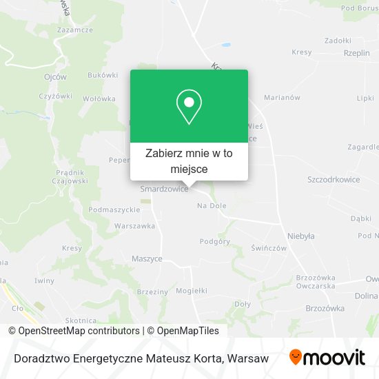 Mapa Doradztwo Energetyczne Mateusz Korta