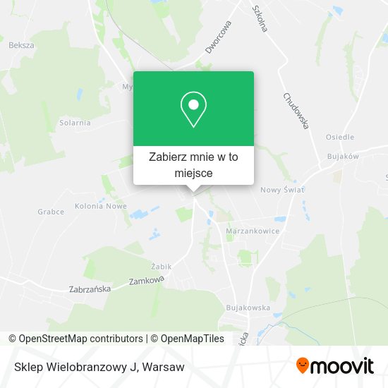 Mapa Sklep Wielobranzowy J