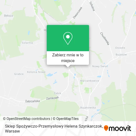 Mapa Sklep Spożywczo-Przemysłowy Helena Szynkarczok