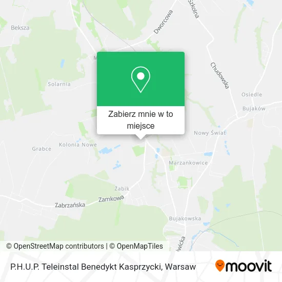Mapa P.H.U.P. Teleinstal Benedykt Kasprzycki
