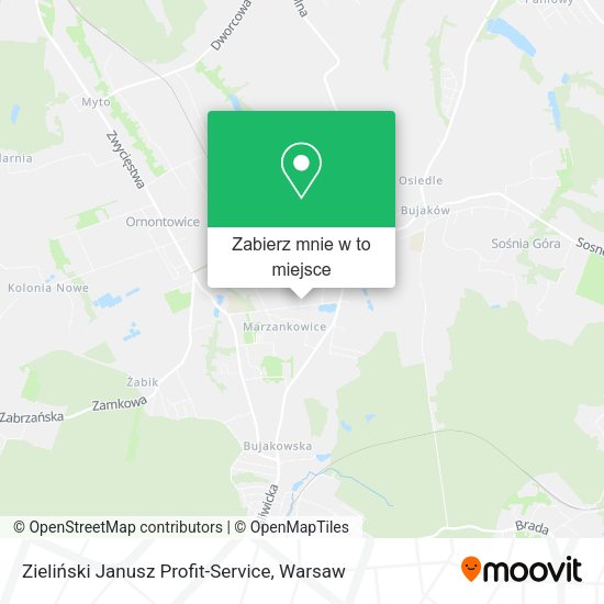 Mapa Zieliński Janusz Profit-Service