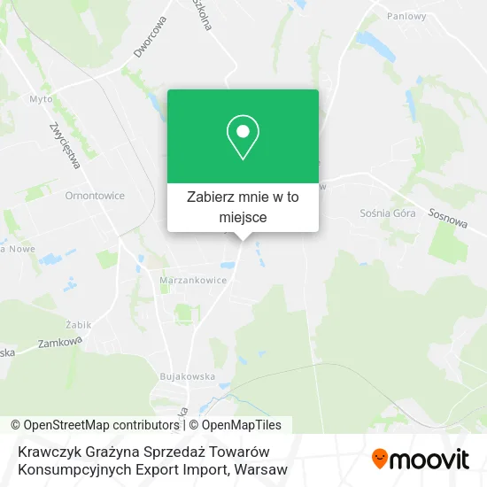 Mapa Krawczyk Grażyna Sprzedaż Towarów Konsumpcyjnych Export Import
