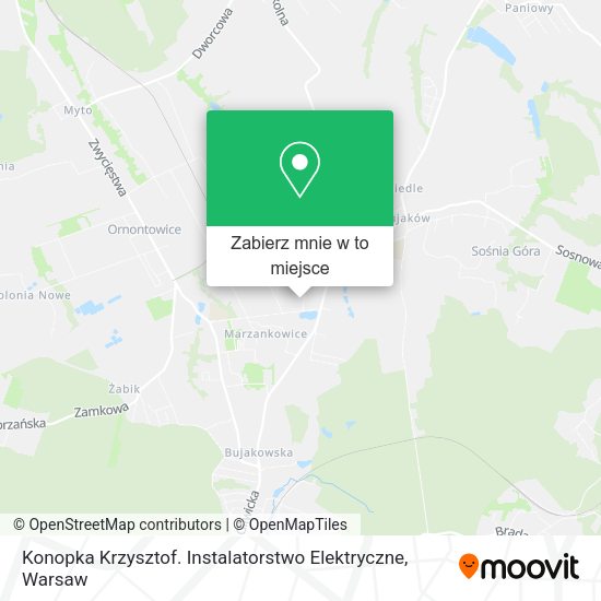 Mapa Konopka Krzysztof. Instalatorstwo Elektryczne