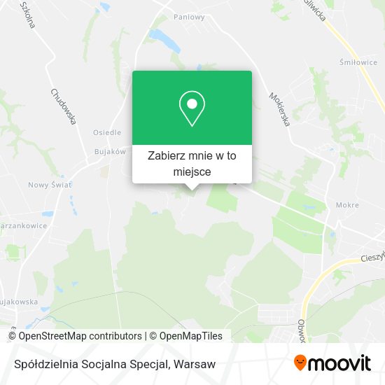 Mapa Spółdzielnia Socjalna Specjal