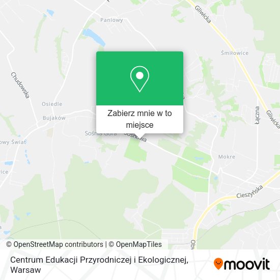 Mapa Centrum Edukacji Przyrodniczej i Ekologicznej