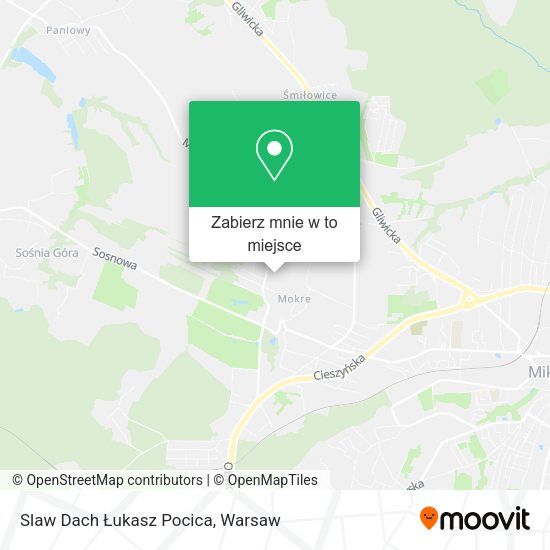 Mapa Slaw Dach Łukasz Pocica