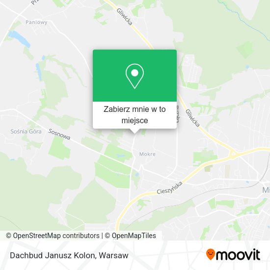 Mapa Dachbud Janusz Kolon