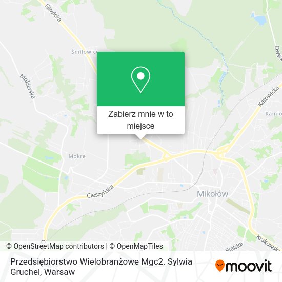 Mapa Przedsiębiorstwo Wielobranżowe Mgc2. Sylwia Gruchel