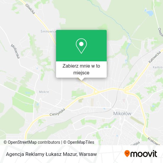 Mapa Agencja Reklamy Łukasz Mazur