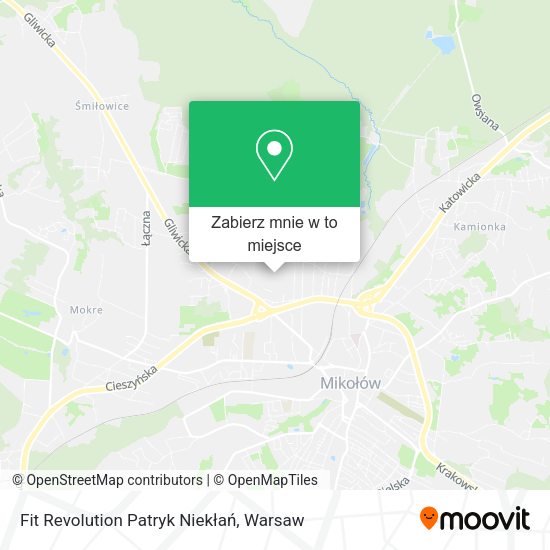 Mapa Fit Revolution Patryk Niekłań