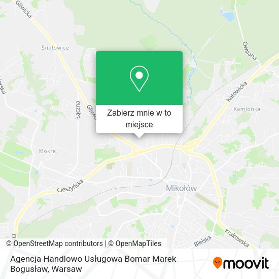 Mapa Agencja Handlowo Usługowa Bomar Marek Bogusław