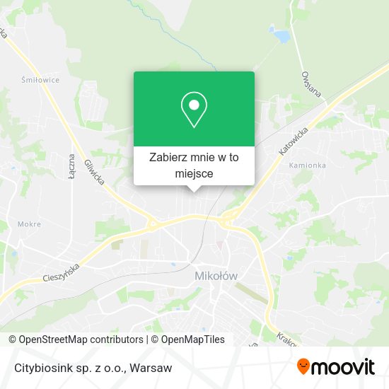 Mapa Citybiosink sp. z o.o.