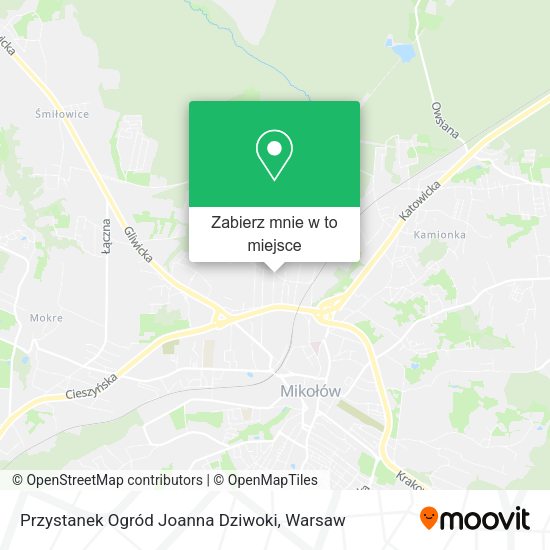 Mapa Przystanek Ogród Joanna Dziwoki