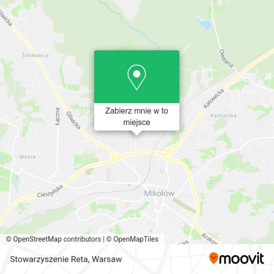 Mapa Stowarzyszenie Reta