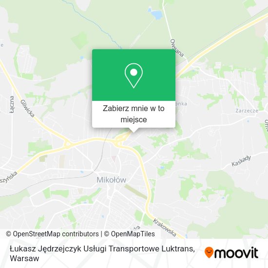 Mapa Łukasz Jędrzejczyk Usługi Transportowe Luktrans