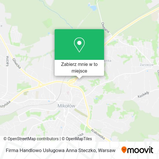 Mapa Firma Handlowo Usługowa Anna Steczko