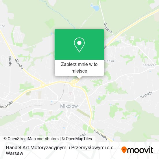 Mapa Handel Art.Motoryzacyjnymi i Przemysłowymi s.c.