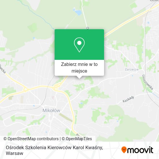 Mapa Ośrodek Szkolenia Kierowców Karol Kwaśny