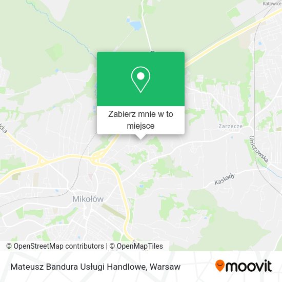 Mapa Mateusz Bandura Usługi Handlowe