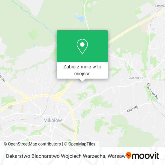 Mapa Dekarstwo Blacharstwo Wojciech Warzecha