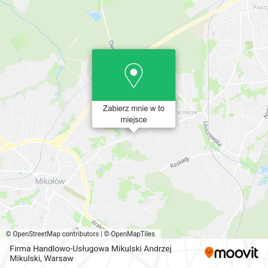 Mapa Firma Handlowo-Usługowa Mikulski Andrzej Mikulski