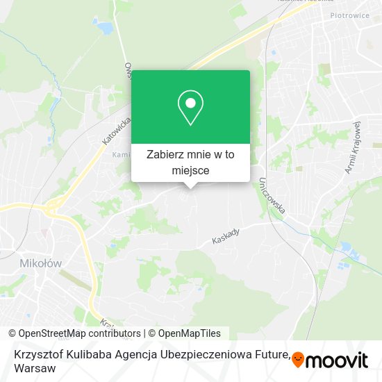 Mapa Krzysztof Kulibaba Agencja Ubezpieczeniowa Future