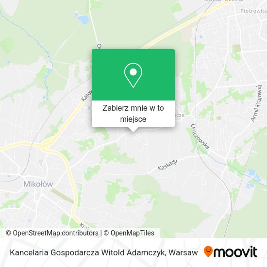 Mapa Kancelaria Gospodarcza Witold Adamczyk