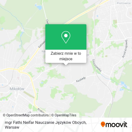 Mapa mgr Fathi Neifar Nauczanie Języków Obcych