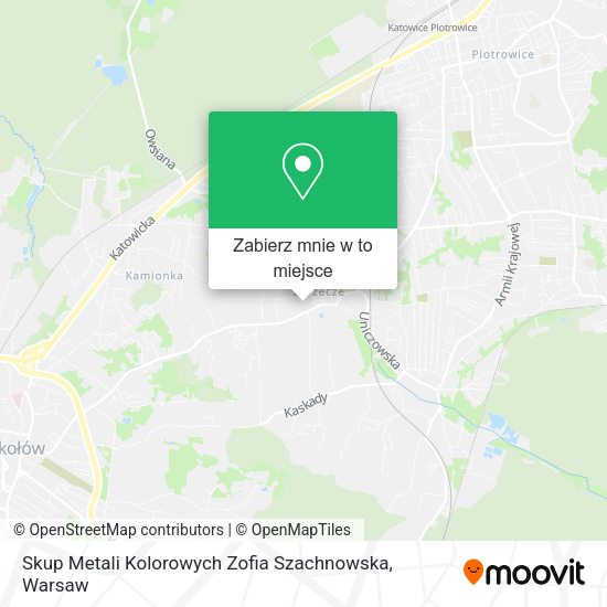 Mapa Skup Metali Kolorowych Zofia Szachnowska