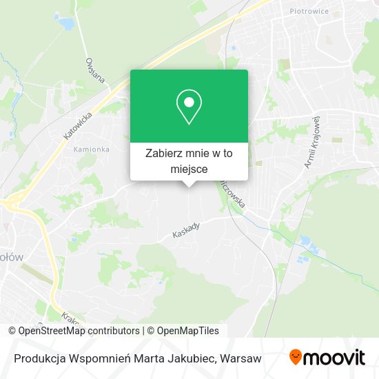 Mapa Produkcja Wspomnień Marta Jakubiec