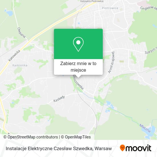 Mapa Instalacje Elektryczne Czesław Szwedka