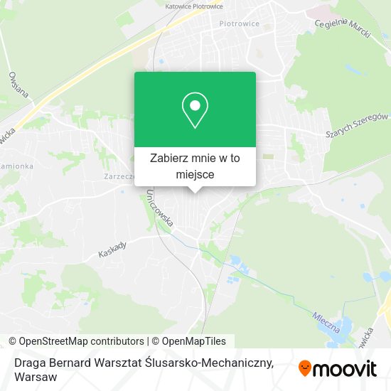 Mapa Draga Bernard Warsztat Ślusarsko-Mechaniczny