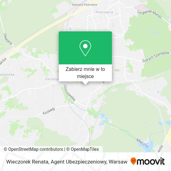 Mapa Wieczorek Renata, Agent Ubezpieczeniowy