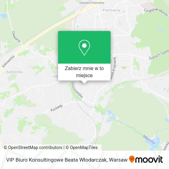 Mapa VIP Biuro Konsultingowe Beata Włodarczak