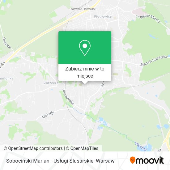 Mapa Sobociński Marian - Usługi Ślusarskie