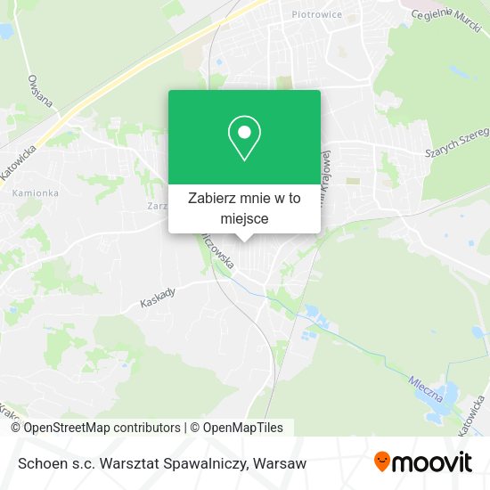 Mapa Schoen s.c. Warsztat Spawalniczy