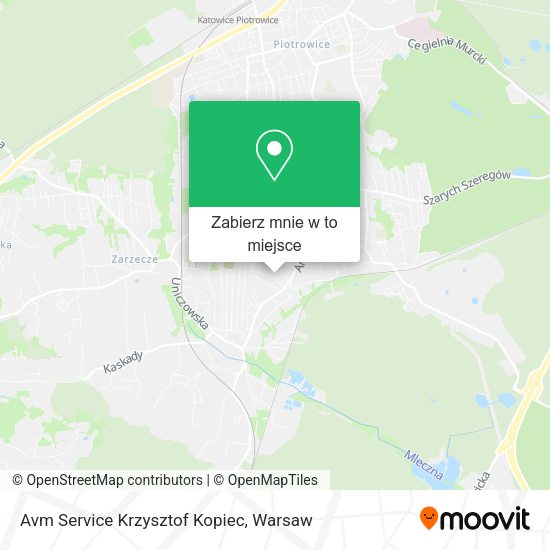 Mapa Avm Service Krzysztof Kopiec